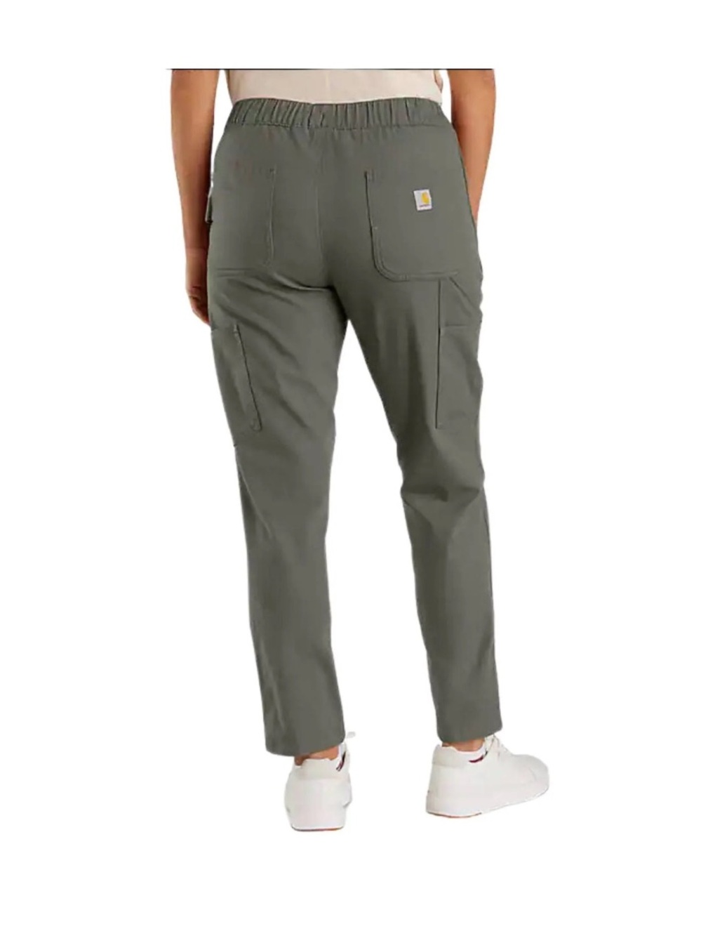 Carhartt Women's Force Relaxed Fit Ripstop Work Pant - Dusty Olive XS